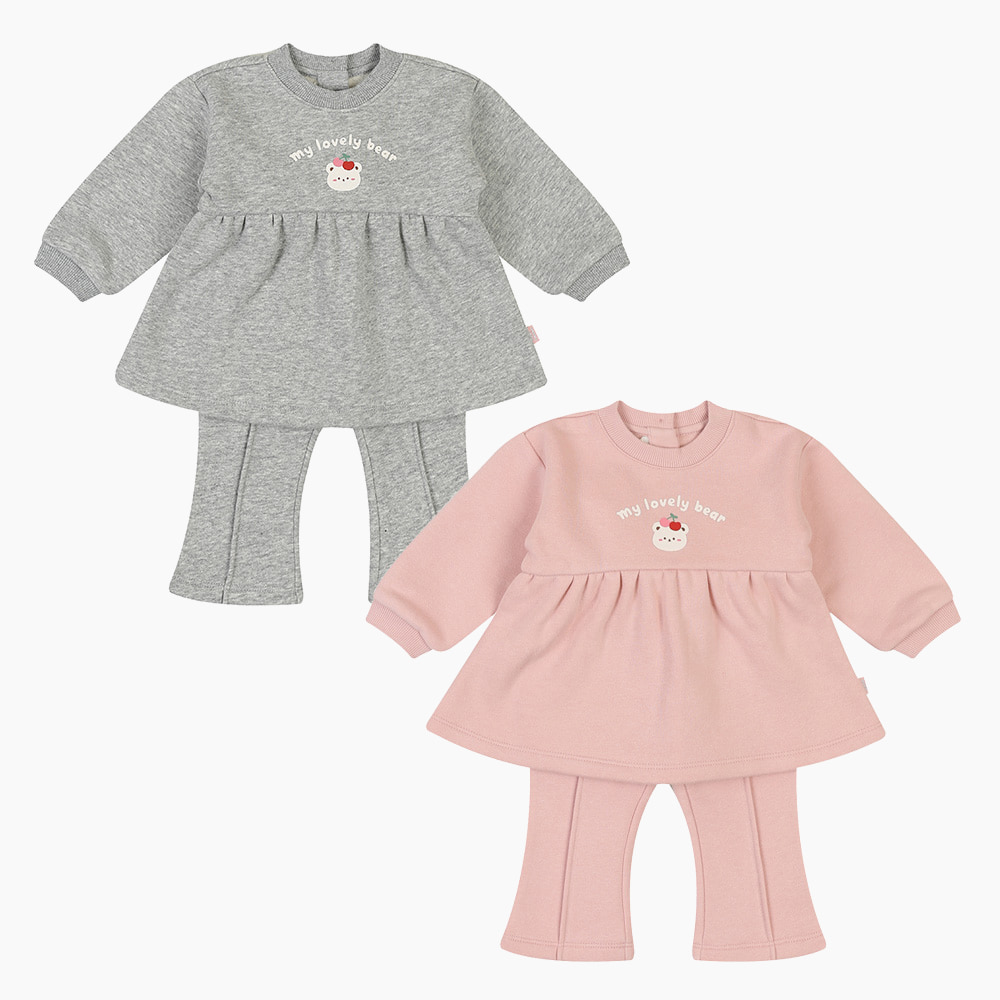 [해피랜드] 젤린 롱티셔츠 상하 HY7512P1