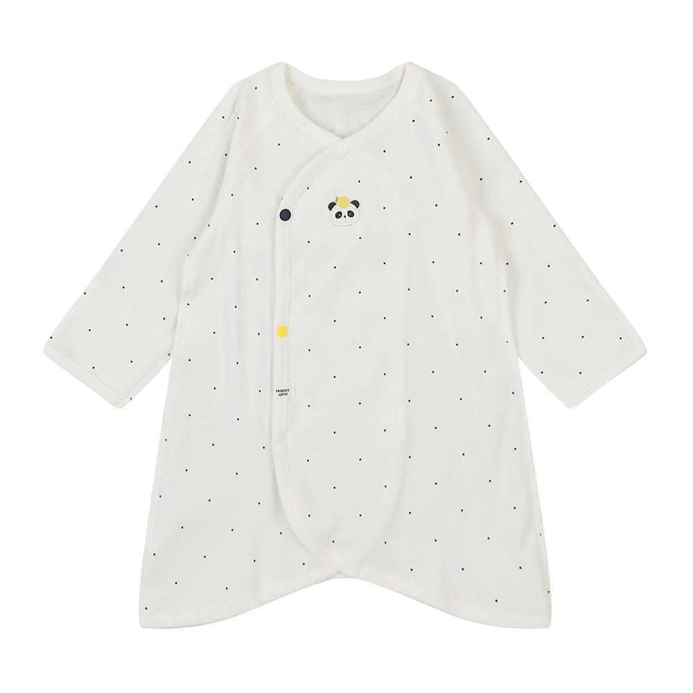 [해피랜드] 벨 도트 60수 배냇가운 HZ110202