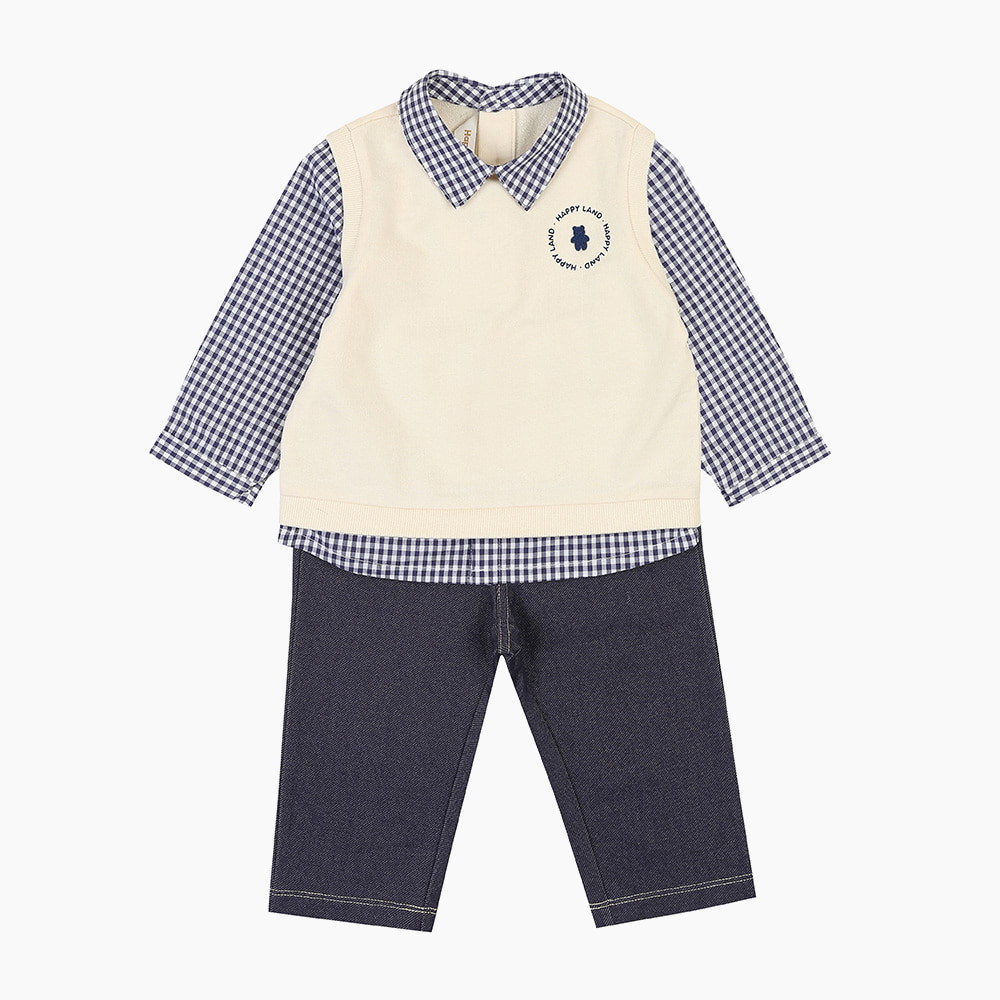 [해피랜드] 윌리엄 조끼상하 HZ121210