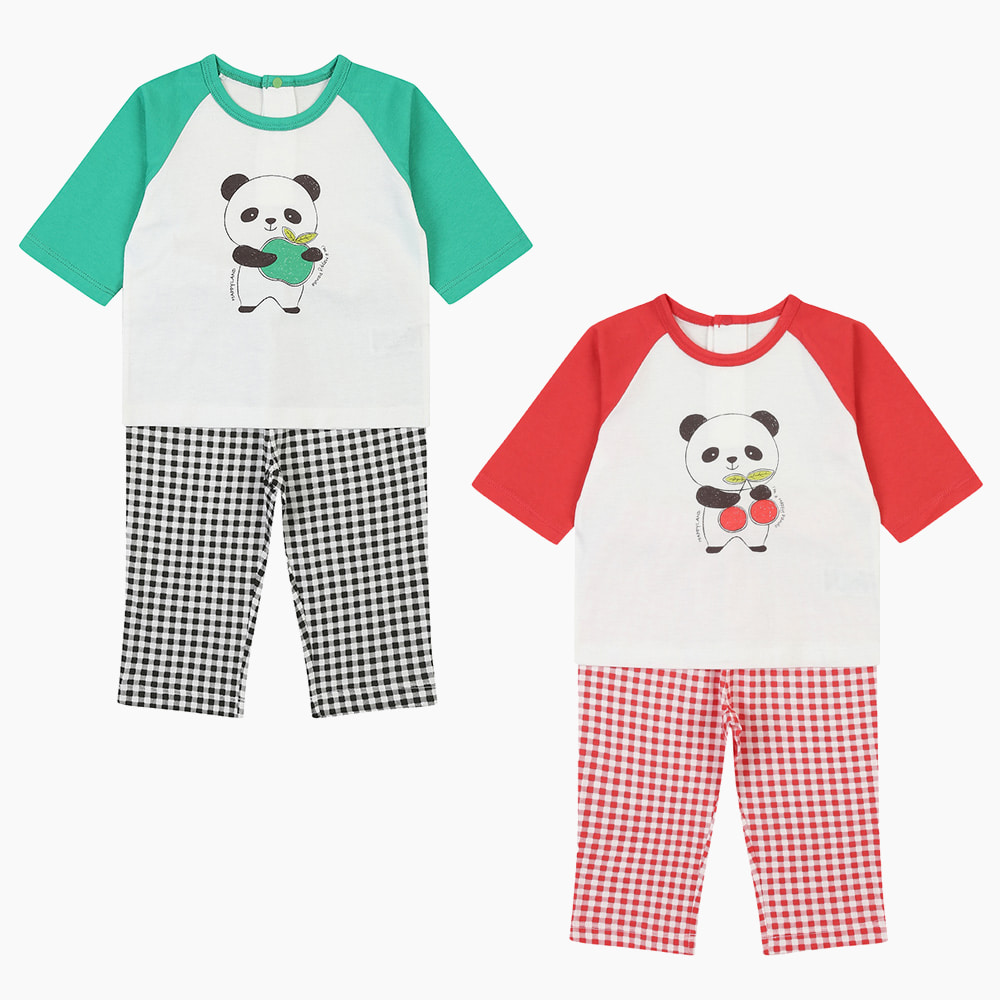 [해피랜드] 푸 체크 원마일웨어 HZ113002