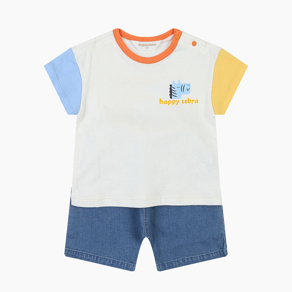 [해피랜드] 레오 배색 상하 HZ321203