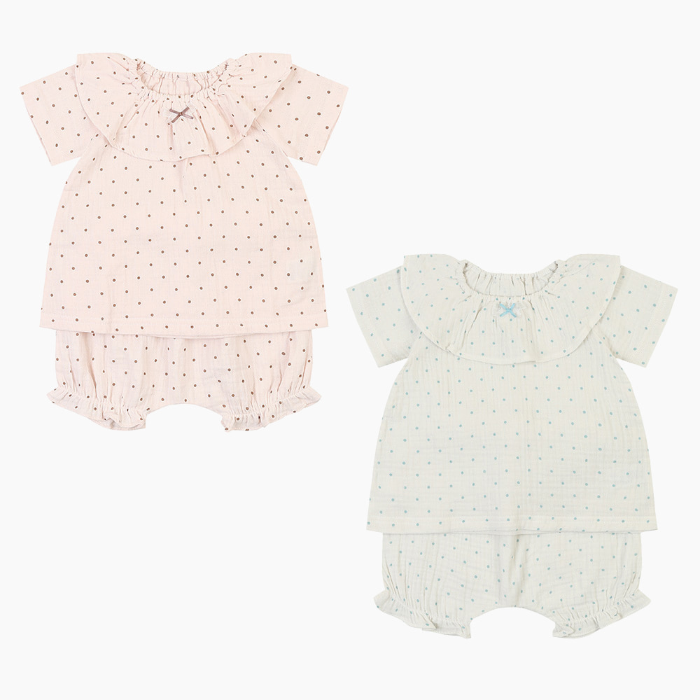 [압소바] 땡이 거즈 반소 상하 AZ313012