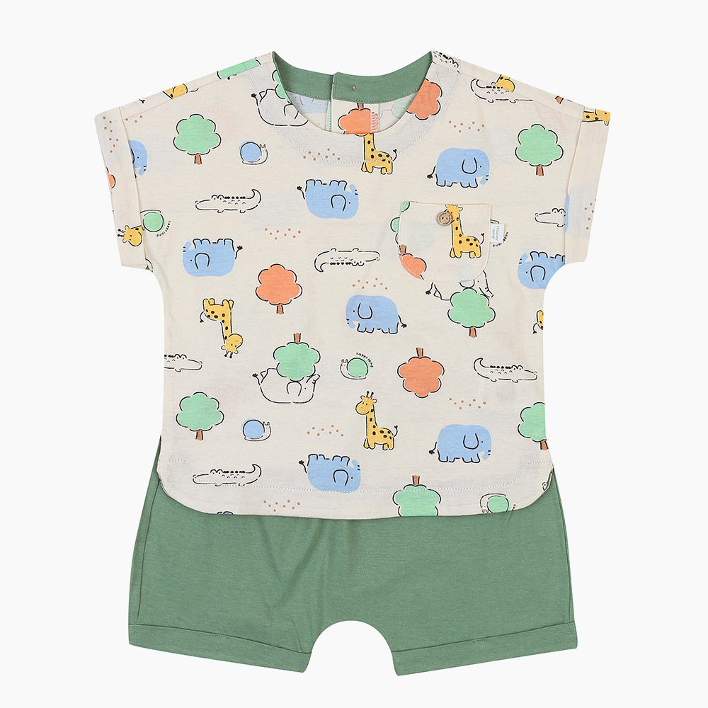 [해피랜드] 무무 반소 상하복 HZ310502