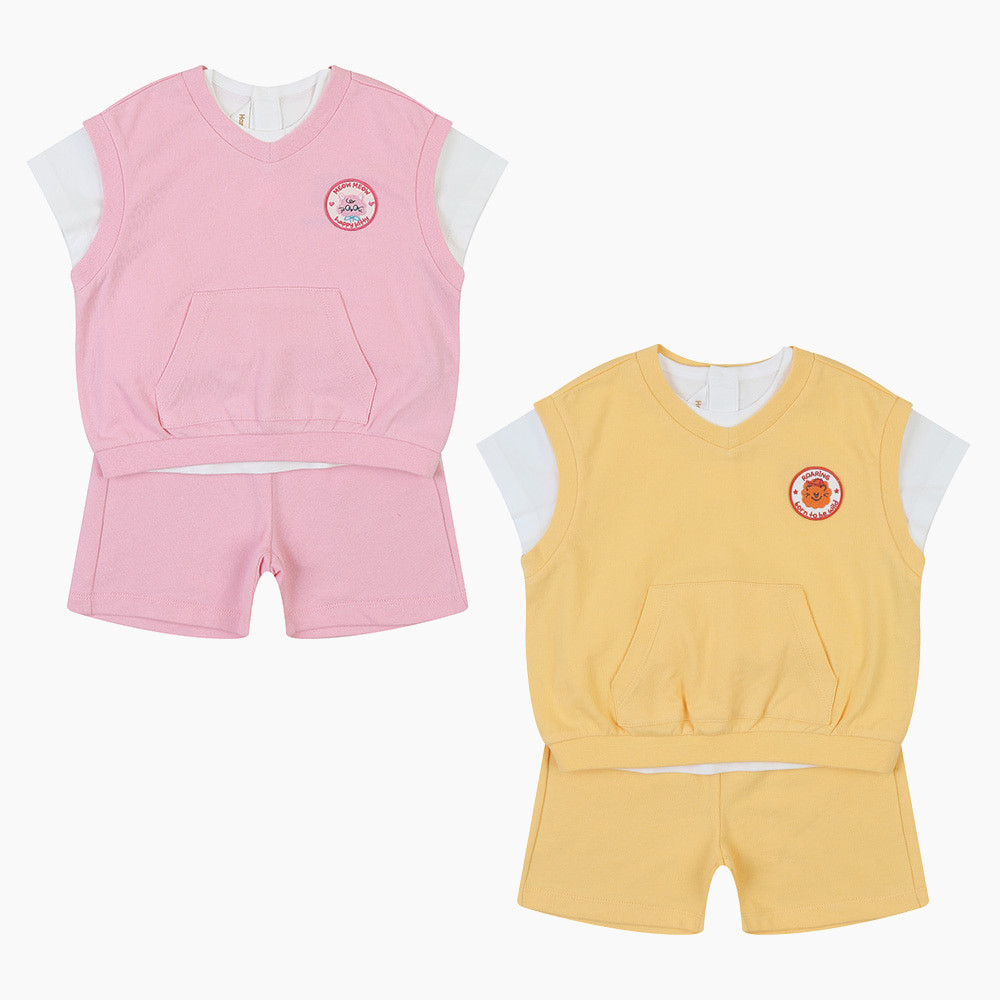 [해피랜드] 러셀 조끼 상하 HZ321202