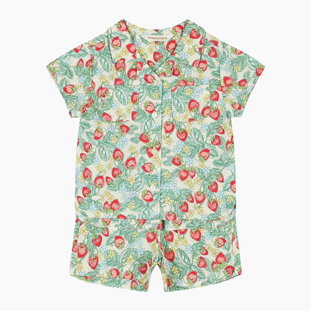 [해피랜드] 봉봉 셔츠 상하 HZ321215