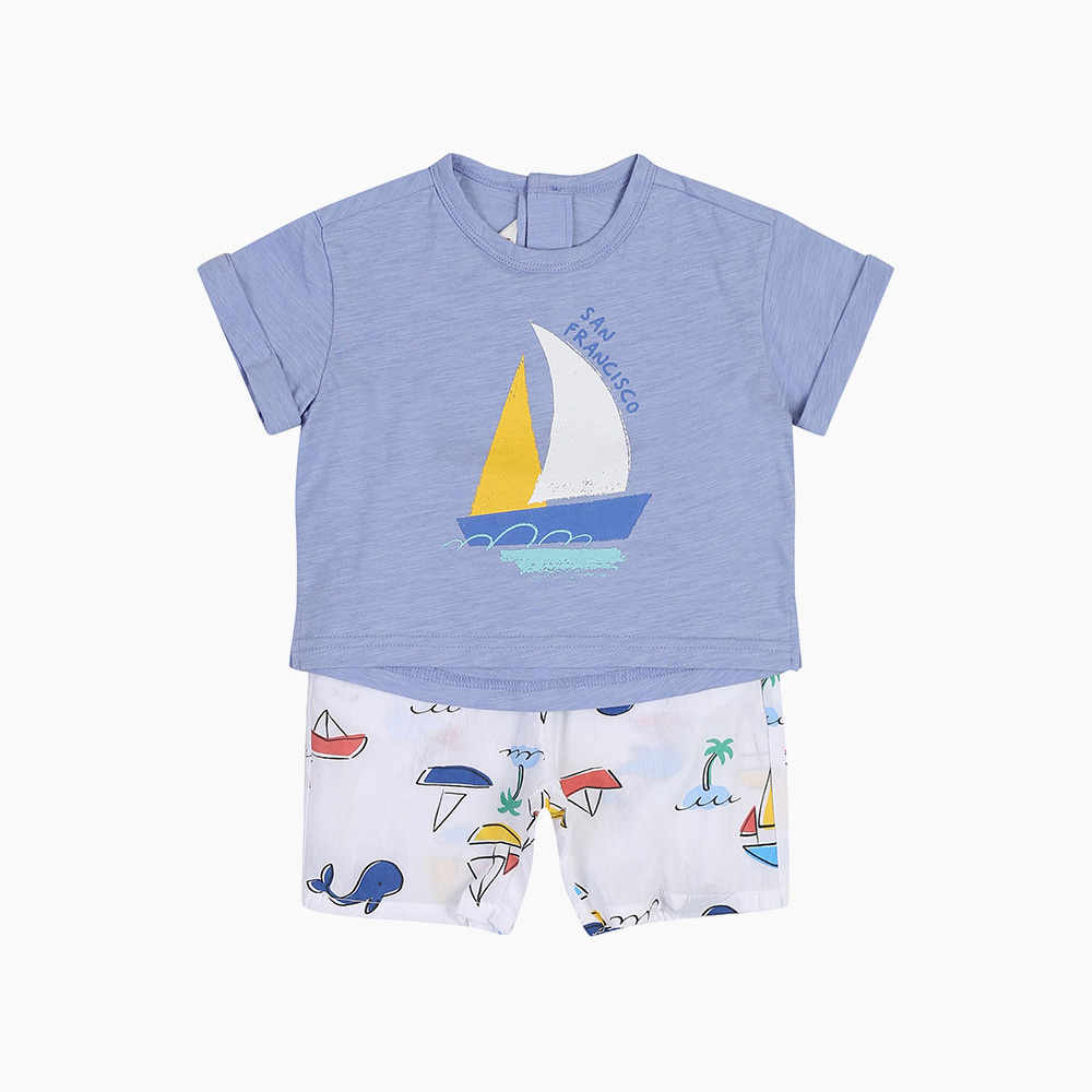 [해피랜드] 제노아 6부팬츠 상하 HZ321109