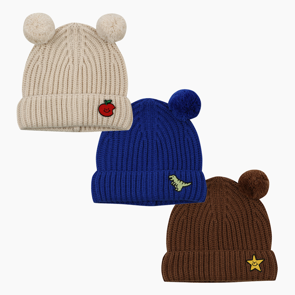 [해피랜드] 버클리 베어 방울 비니 HZ531603