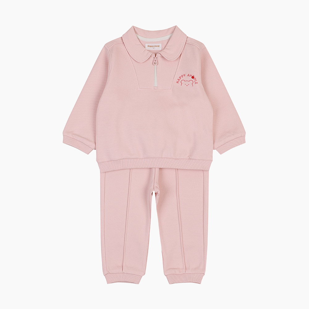 [해피랜드] 해피 애플 하프집업 상하 HZ721103