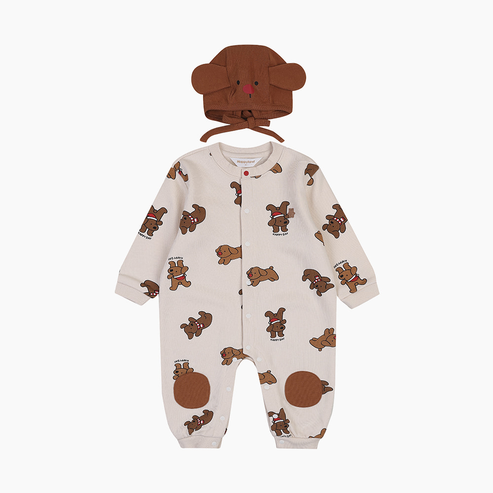 [해피랜드] 데니 외출 우주복 모자세트 HZ710603
