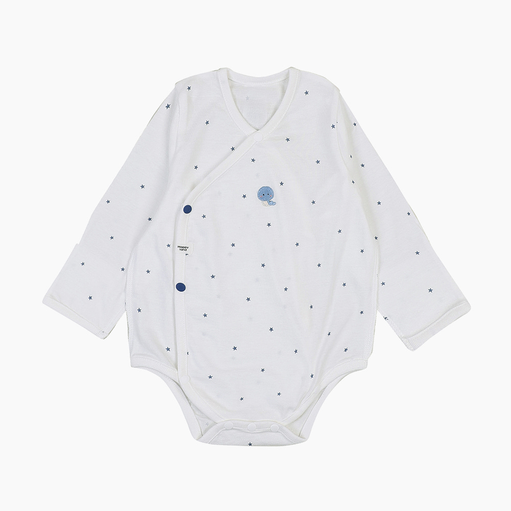 [해피랜드] 샤샤 모달 배냇슈트 H2110201