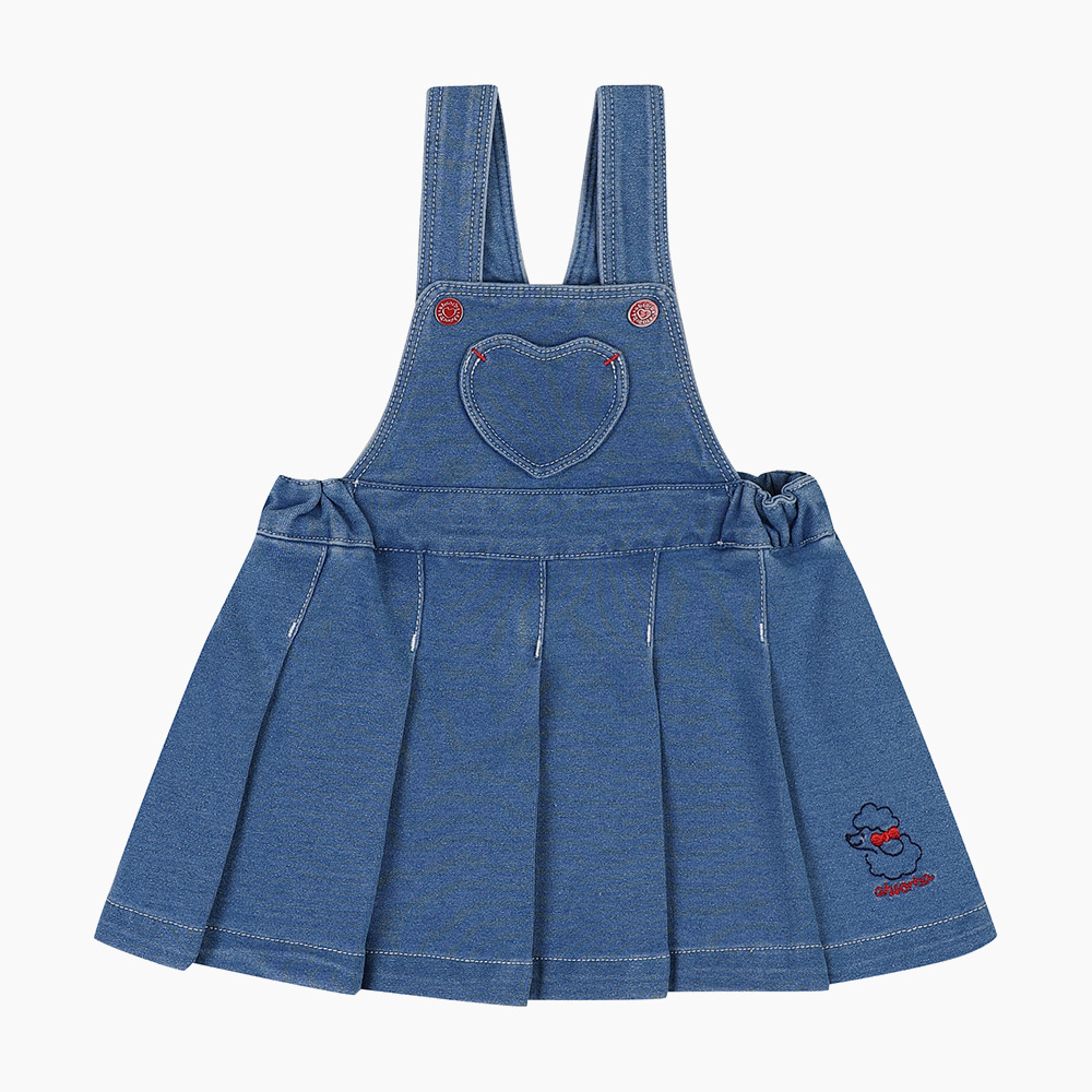 [압소바] 플레이 진 오버올 스커트 A2124401