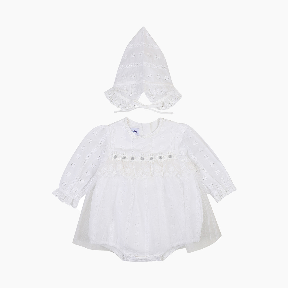 [압소바] 엘레나 드레스우주복(보넷) A2122306