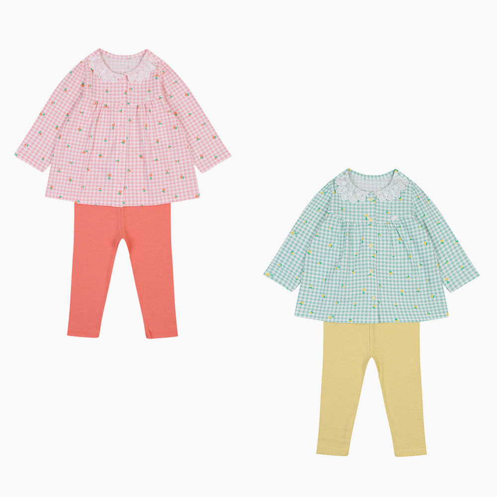 [해피랜드] 미나 체크 원마일 H2113001