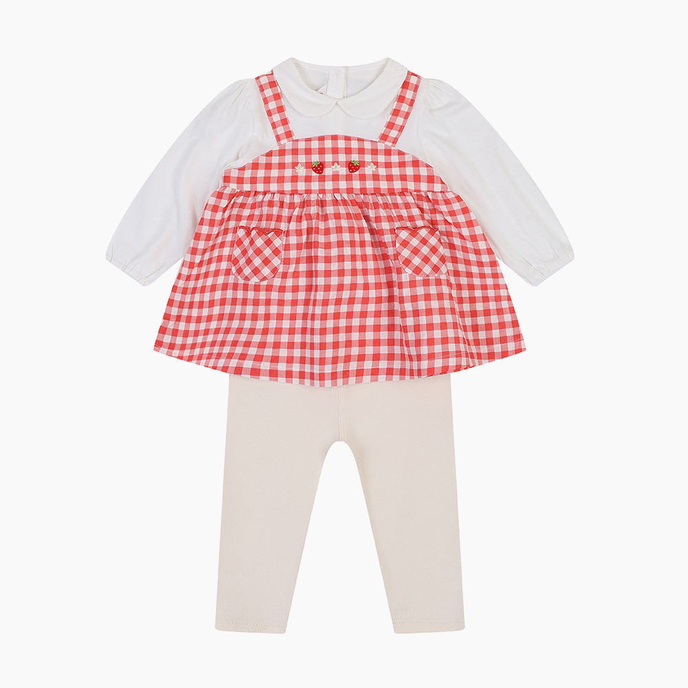 [해피랜드] 네티 스칼럽 상하 H2121210