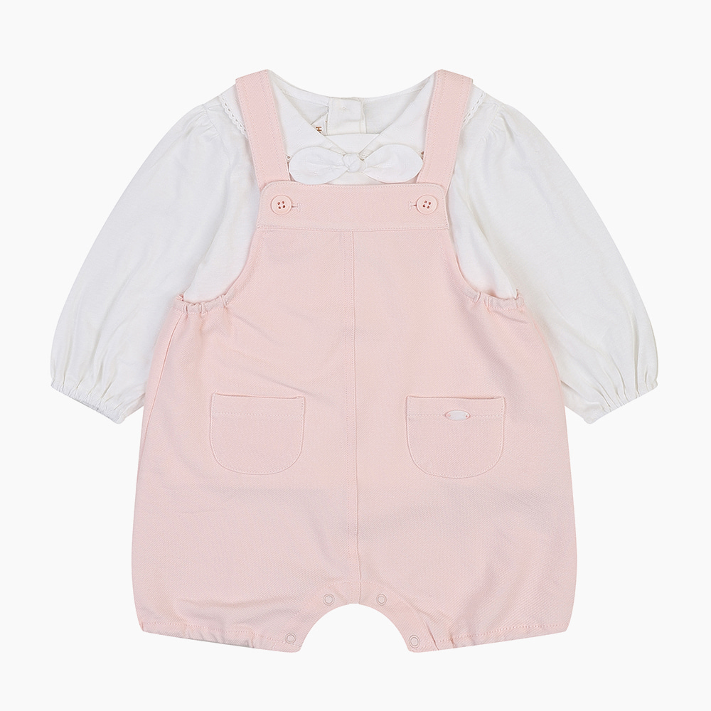 [해피랜드] 로피 리본 멜빵상하 H2121206