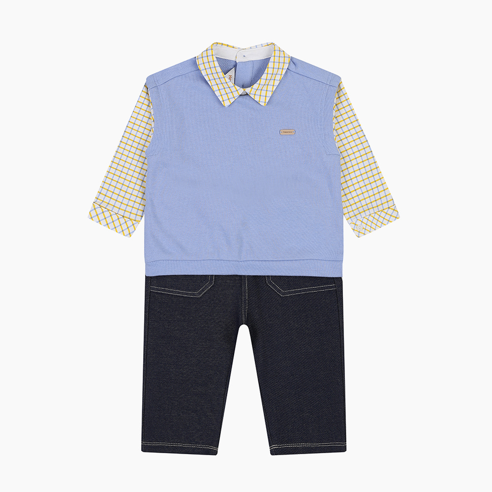 [해피랜드] 로니 조끼 상하 H2121201