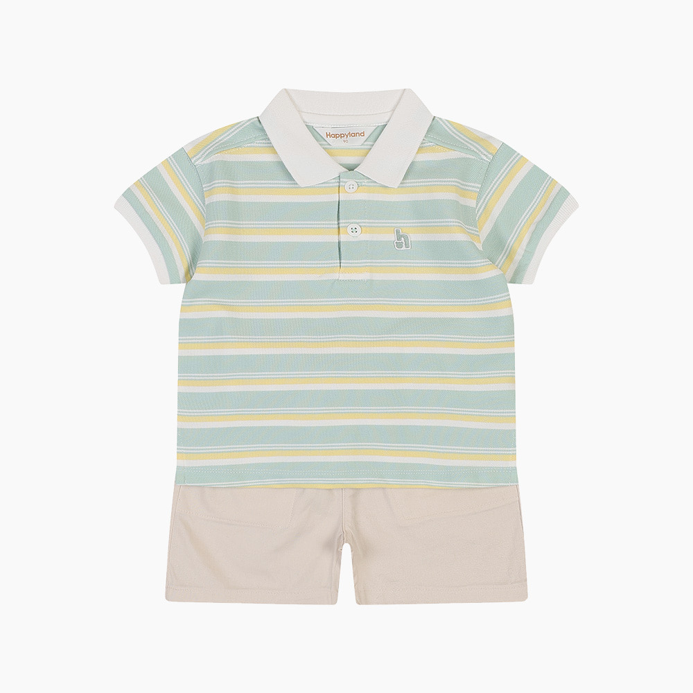 [해피랜드] 세이지 피케 상하 H2321217