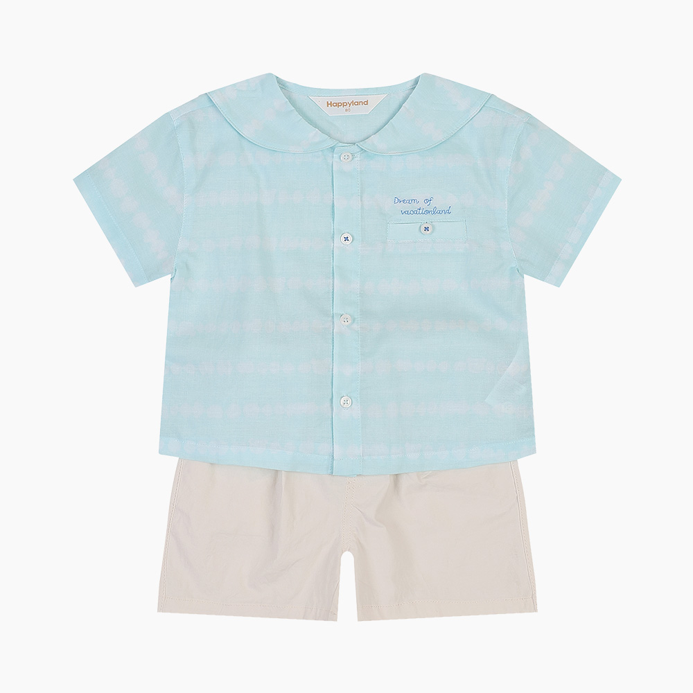 [해피랜드] 코타 셔츠 상하 H2321221