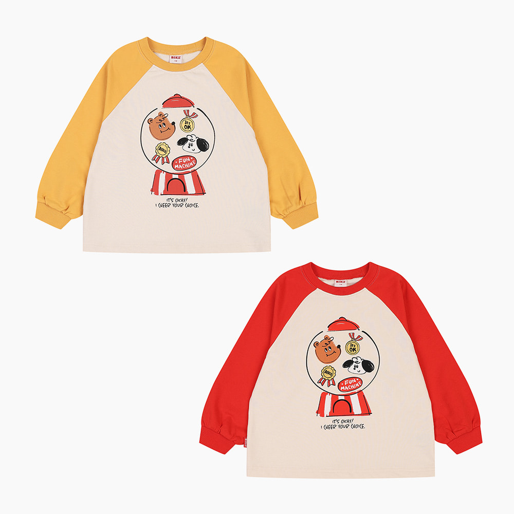 [비키즈] 머신 라글란 티셔츠 F2523308