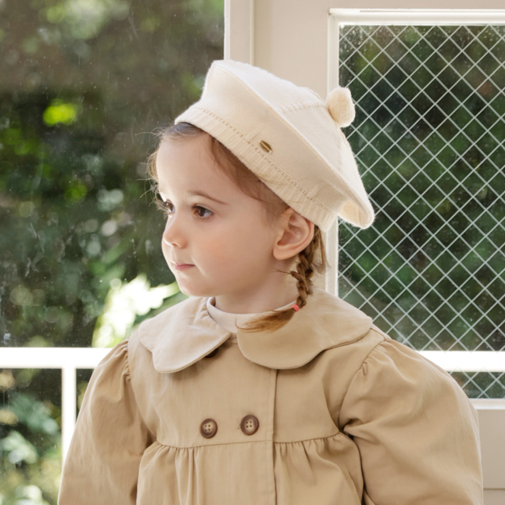 [해피랜드] 레브 폼폼 베레모 H2531655