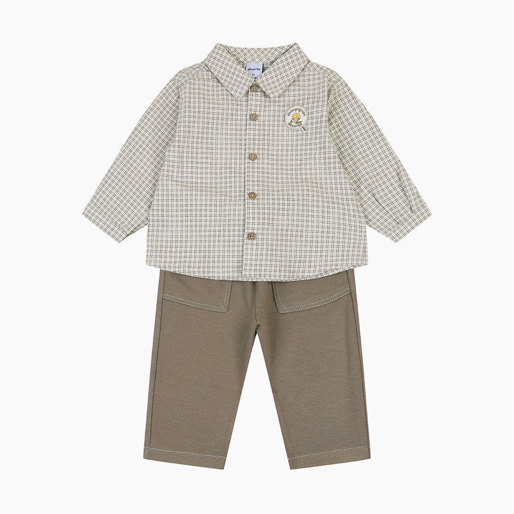 [압소바] 메이슨 체크 상하 A2521282