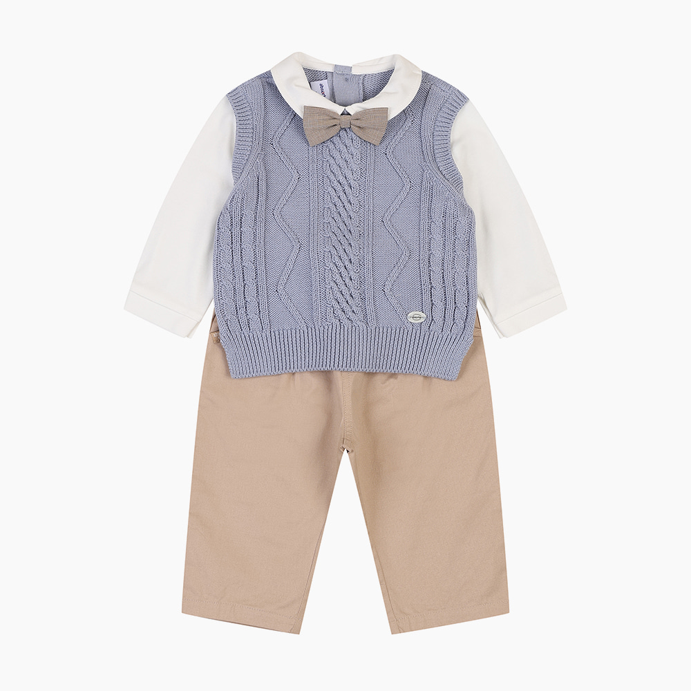 [압소바] 알트 니트조끼 정장 상하 A2521208