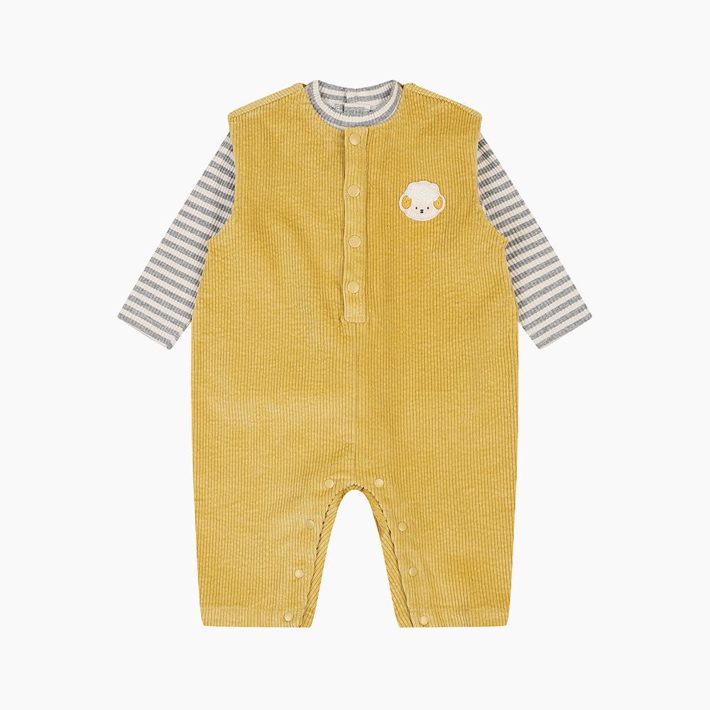 [해피랜드] 밀크 오버롤 상하 H2722216