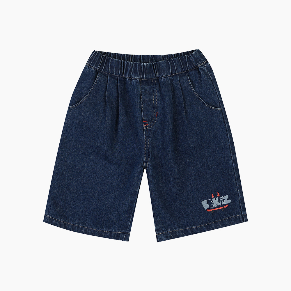 [비키즈] 데님 버뮤다 팬츠 F1124312