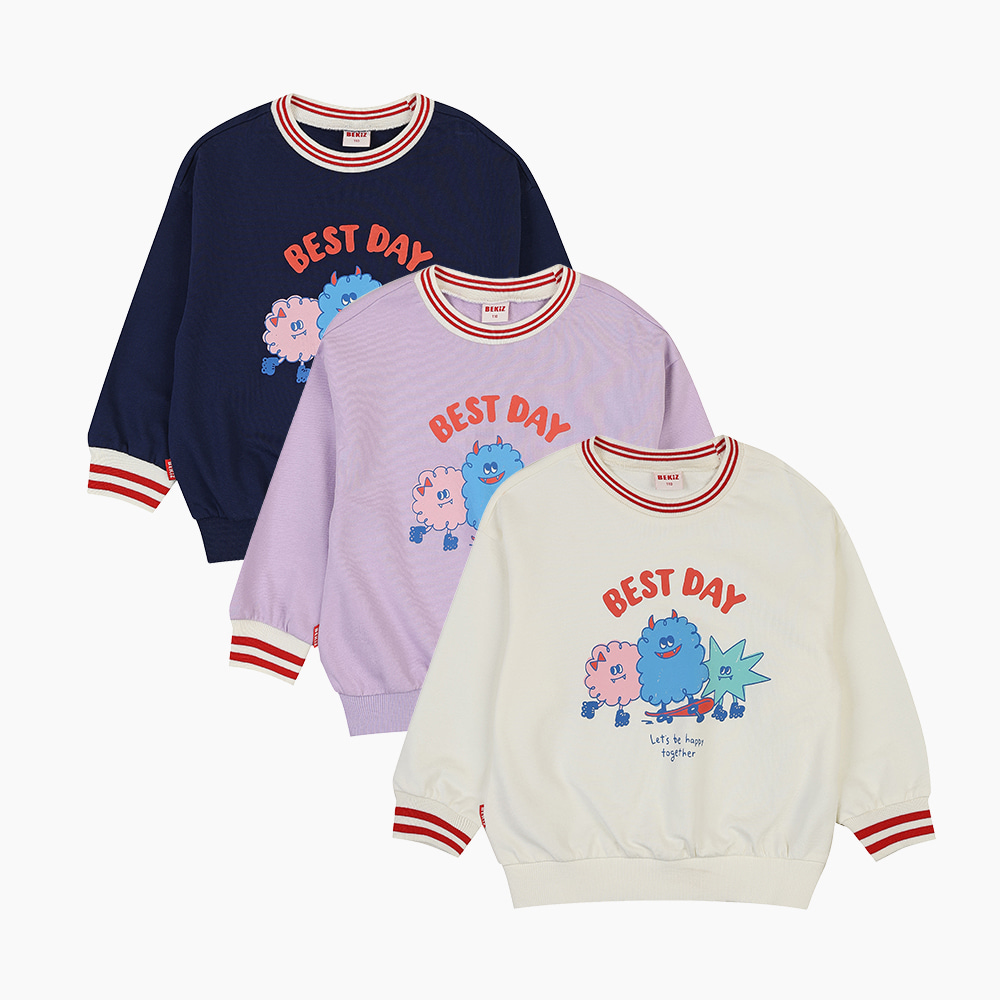 [비키즈] 쓰리몬즈 요꼬 맨투맨 F1123304