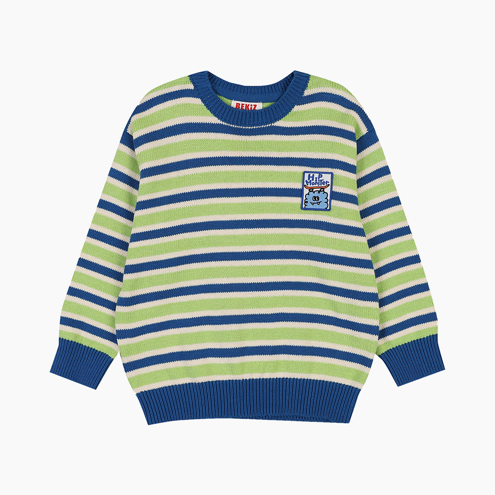 [비키즈] 몬즈 스트라이프 니트 F1143318