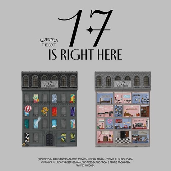 SEVENTEEN(세븐틴) - BEST ALBUM: 17 IS RIGHT HERE_2종 중 1종 랜덤