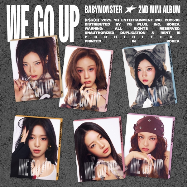 BABYMONSTER(베이비몬스터) - WE GO UP (PATTERN Ver.)_6종 중 1종 랜덤