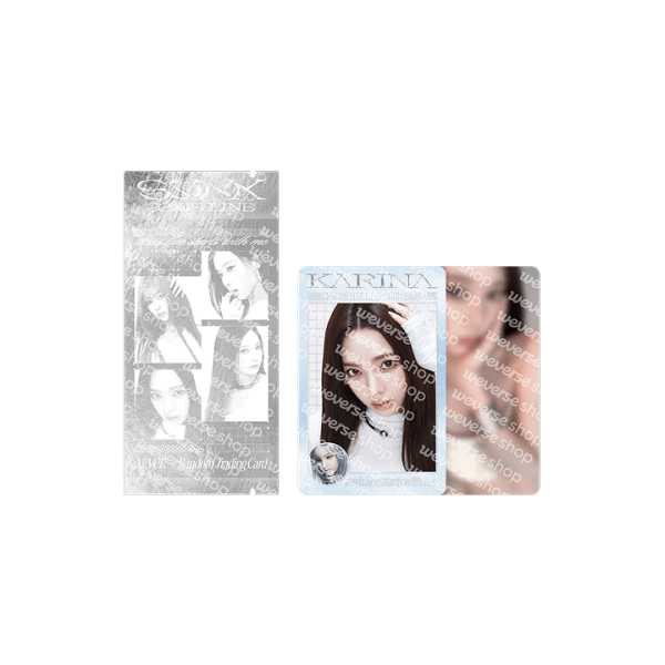 [SYNK : aeXIS LINE] aespa(에스파) RANDOM TRADING CARD SET (X ver.)