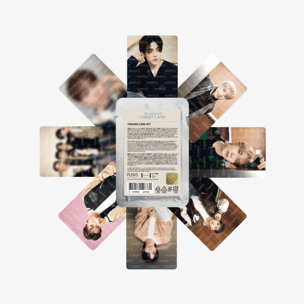 SEVENTEEN in CARAT LAND (8th) TRADING CARD SET