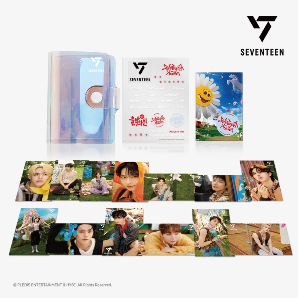 세븐틴 3D 렌티큘러 미니카드&바인더(SEVENTEENTH HEAVEN PM 2:14 Ver.)