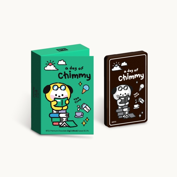 BT21 프리미엄 초콜릿_a day of CHIMMY