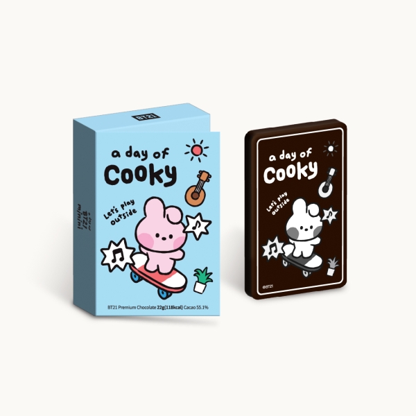BT21 프리미엄 초콜릿_a day of COOKY