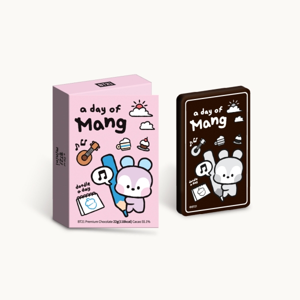 BT21 프리미엄 초콜릿_a day of MANG