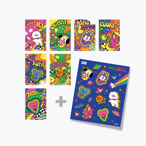 BT21 프리미엄 초콜릿_VIVID_7set