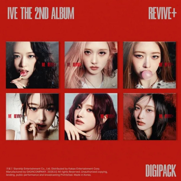 IVE(아이브) - REVIVE+ (Digipack Ver.)_6종 중 1종 랜덤