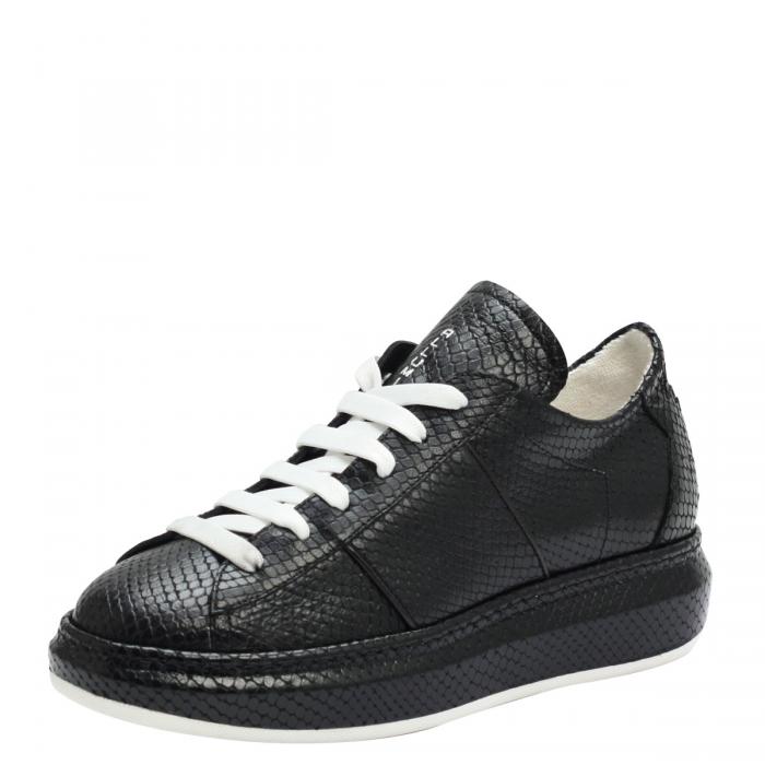LORENZO MASIERO 여성블랙크로커스니커즈  (RC63LRZ008BK)
