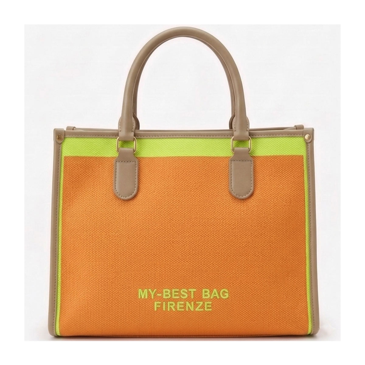 MY BEST BAG [마이 베스트 백]<BR>RC61SAM203OR AC 칼라트리밍 토트백