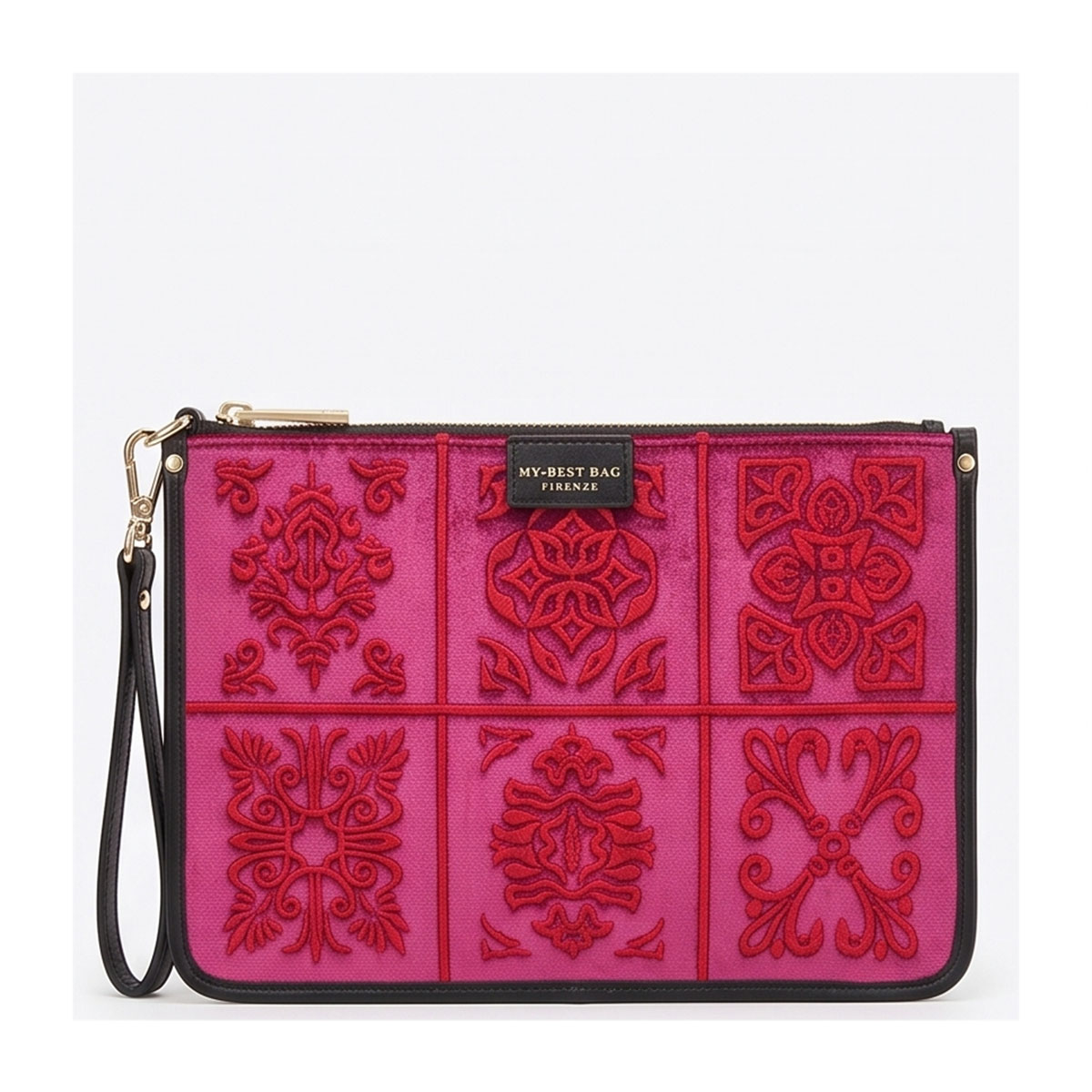 MY BEST BAG [마이 베스트 백]<BR>RC61SAM204PK AC 벨벳 자수 파우치