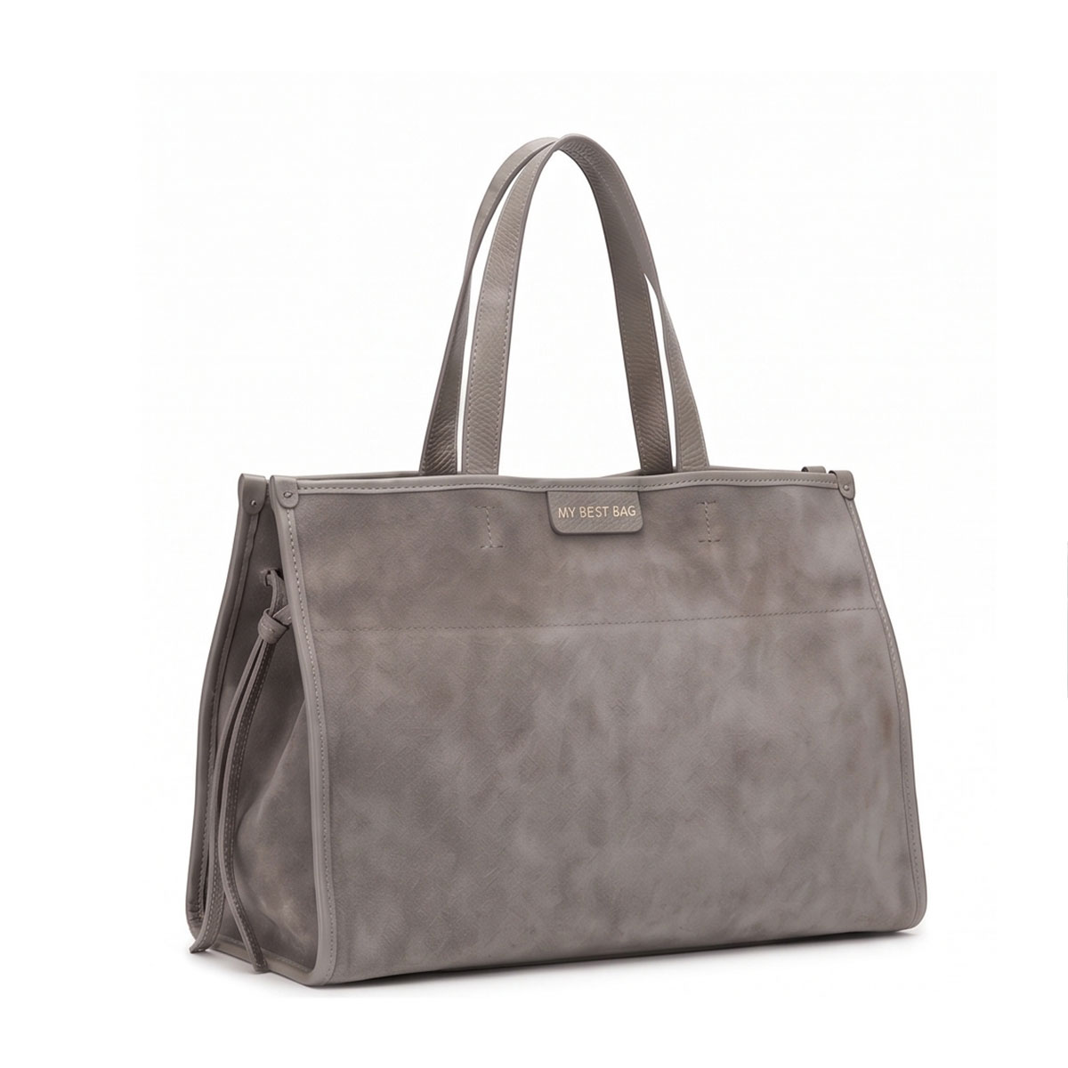 MY BEST BAG [마이 베스트 백]<BR>RC63SAM208GY AC 스웨이드토트백
