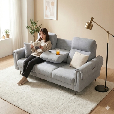 엘리오 컴포트 3인 패브릭소파