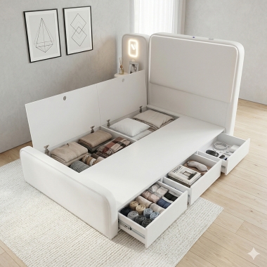 코지엘 슈퍼싱글 패브릭 침대프레임