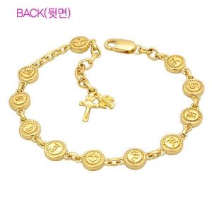 [주얼링14K,18K] 세례명 묵주팔찌 51번