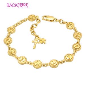 [주얼링14K,18K] 세례명 묵주팔찌 51번
