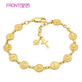 [주얼링14K,18K] 세례명 묵주팔찌 51번