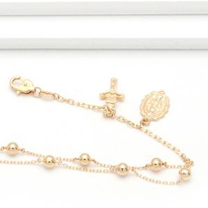 두줄 3.5mm 볼 묵주팔찌 94번